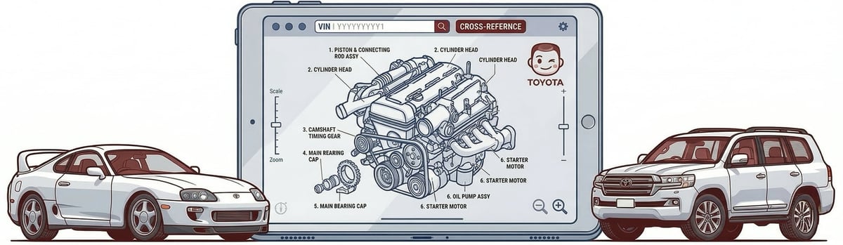 Toyota genuine OEM parts catalog